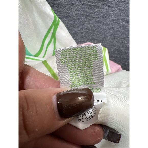 Lilly Pulitzer Classic White Had Me A Blast Floral Strapless women Dress Size 8 - Picture 10 of 14